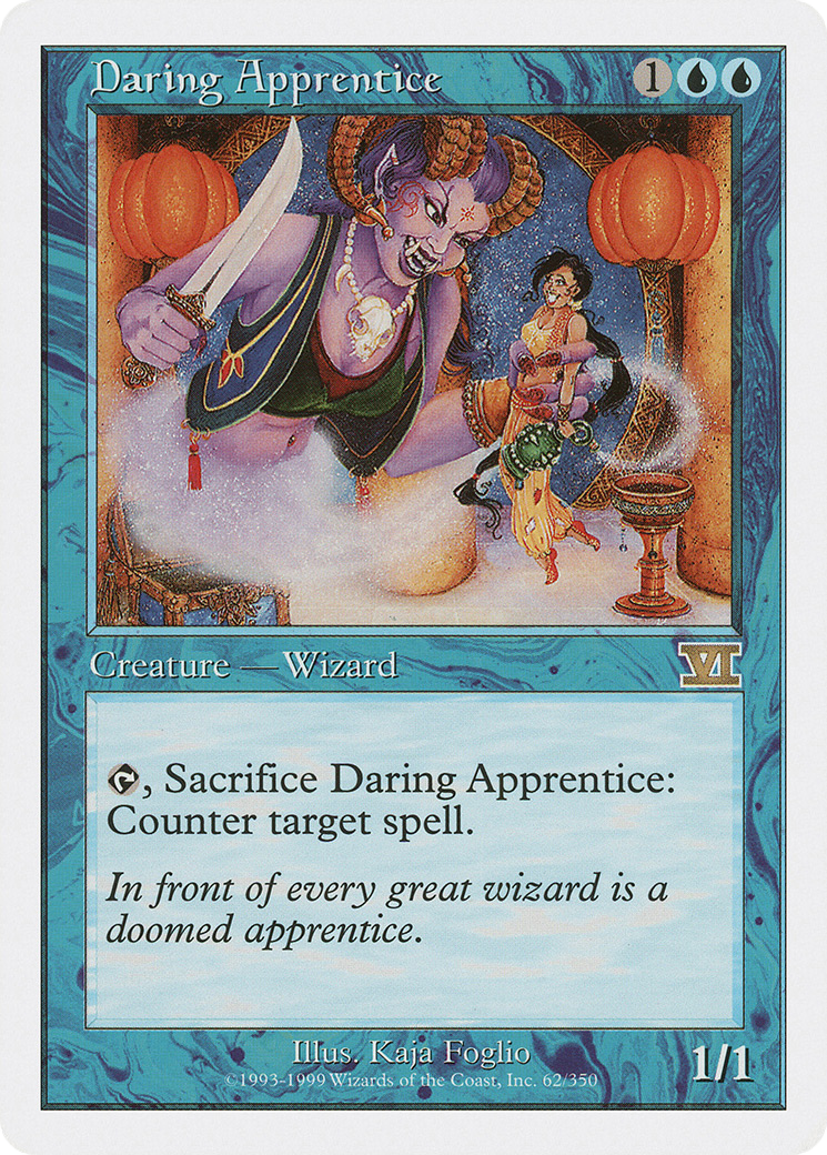 Daring Apprentice (6ED-062) - Classic Sixth Edition - Premium MTG Single from Wizards of the Coast - Just $0.08! Shop now at Game Crave Tournament Store