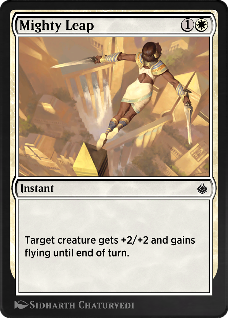 Mighty Leap (AKR-026) - Amonkhet Remastered - Premium MTG Single from Wizards of the Coast - Just $0! Shop now at Game Crave Tournament Store