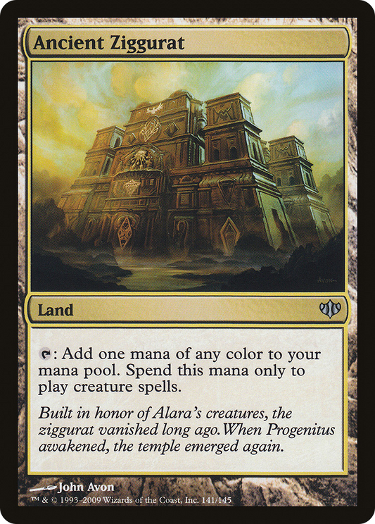 Ancient Ziggurat (CON-141) - Conflux - Premium MTG Single from Wizards of the Coast - Just $0.45! Shop now at Game Crave Tournament Store