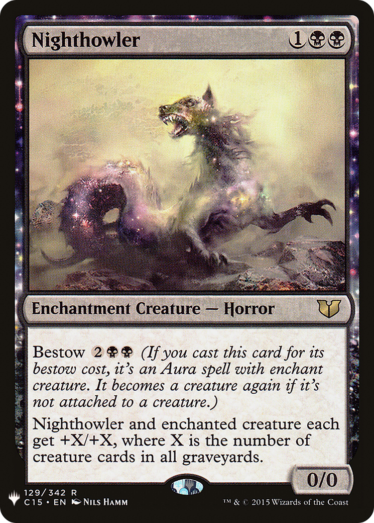 Nighthowler (MB1-722) - Mystery Booster: (nyxtouched) - Premium MTG Single from Wizards of the Coast - Just $0.08! Shop now at Game Crave Tournament Store