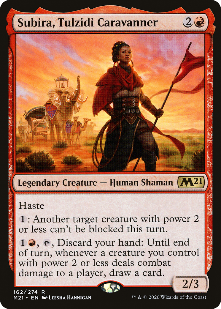 Subira, Tulzidi Caravanner (M21-162) - Core Set 2021 Foil - Premium MTG Single from Wizards of the Coast - Just $0.08! Shop now at Game Crave Tournament Store