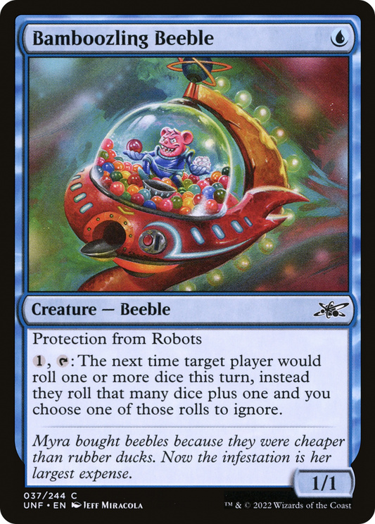 Bamboozling Beeble (UNF-037) - Unfinity - Premium MTG Single from Wizards of the Coast - Just $0.08! Shop now at Game Crave Tournament Store