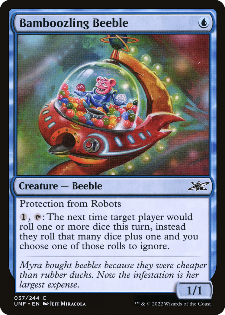 Bamboozling Beeble (UNF-037) - Unfinity Foil - Premium MTG Single from Wizards of the Coast - Just $0.08! Shop now at Game Crave Tournament Store