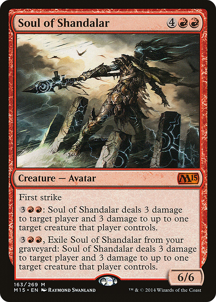 Soul of Shandalar (M15-163) - Magic 2015 - Premium MTG Single from Wizards of the Coast - Just $0.08! Shop now at Game Crave Tournament Store