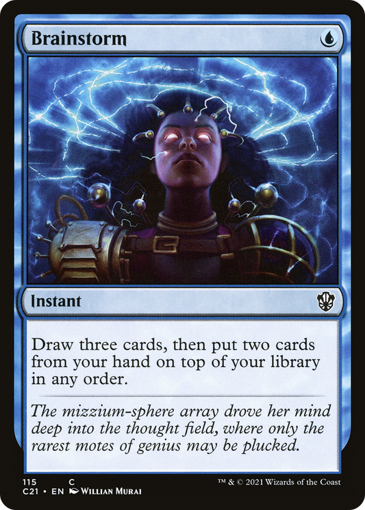 Brainstorm (C21-115) - Commander 2021 - Premium MTG Single from Wizards of the Coast - Just $0.71! Shop now at Game Crave Tournament Store