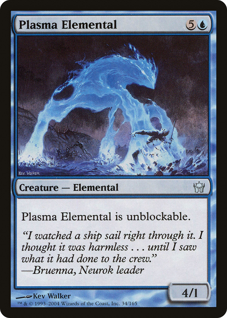 Plasma Elemental (5DN-034) - Fifth Dawn Foil - Premium MTG Single from Wizards of the Coast - Just $0.08! Shop now at Game Crave Tournament Store