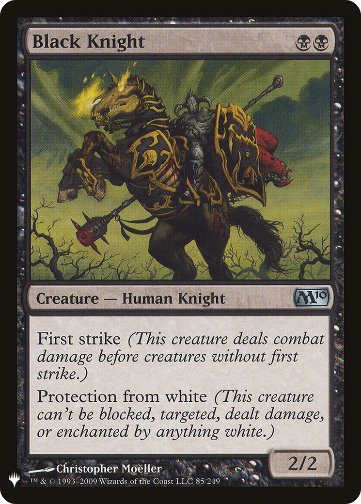 Black Knight (MB1-574) - Mystery Booster - Premium MTG Single from Wizards of the Coast - Just $0.08! Shop now at Game Crave Tournament Store