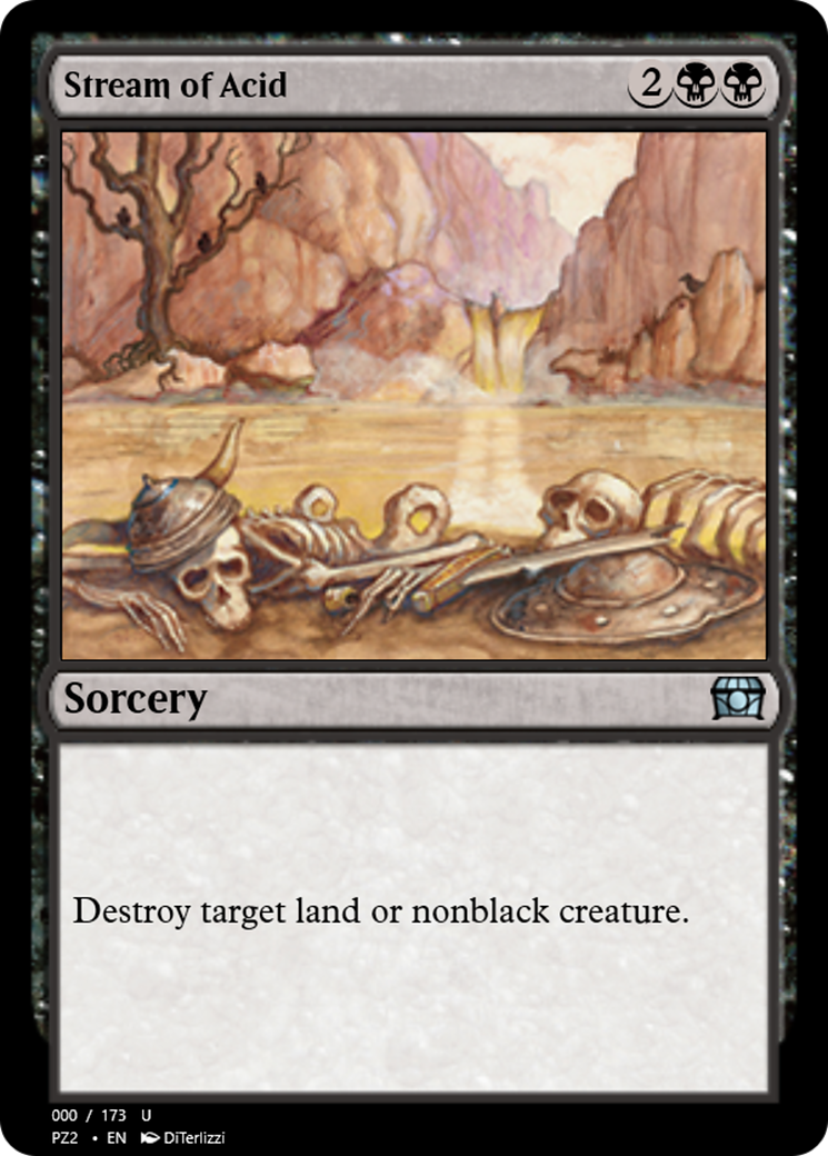 Stream of Acid (PZ2-65793) - Treasure Chest - Premium MTG Single from Wizards of the Coast - Just $0! Shop now at Game Crave Tournament Store