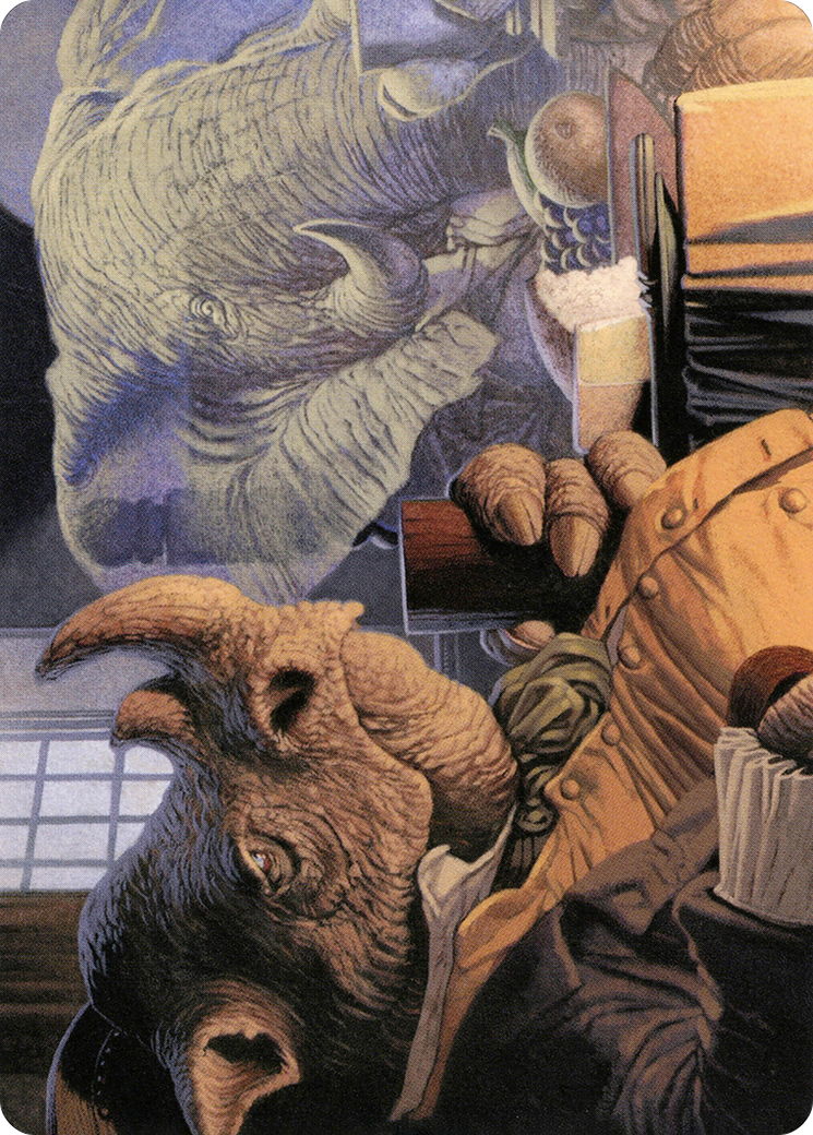 Late to Dinner // Late to Dinner (AMH2-003) - Modern Horizons 2 Art Series (Borderless) - Premium MTG Single from Wizards of the Coast - Just $0! Shop now at Game Crave Tournament Store