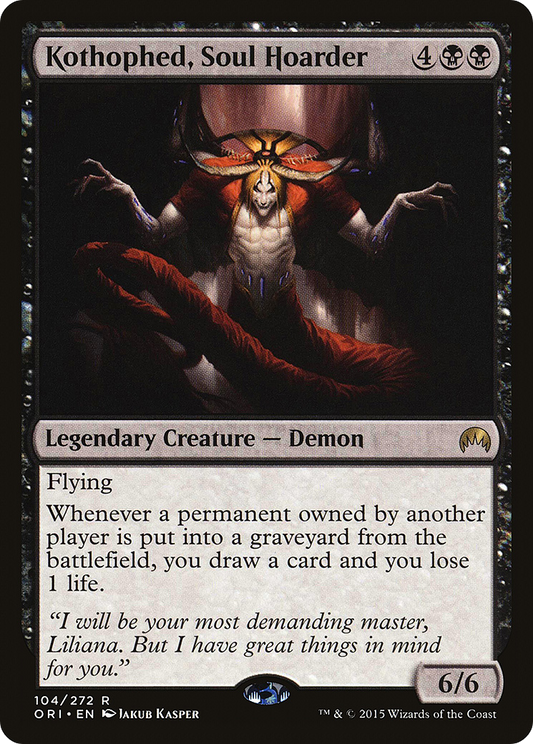 Kothophed, Soul Hoarder (ORI-104) - Magic Origins - Premium MTG Single from Wizards of the Coast - Just $0.26! Shop now at Game Crave Tournament Store