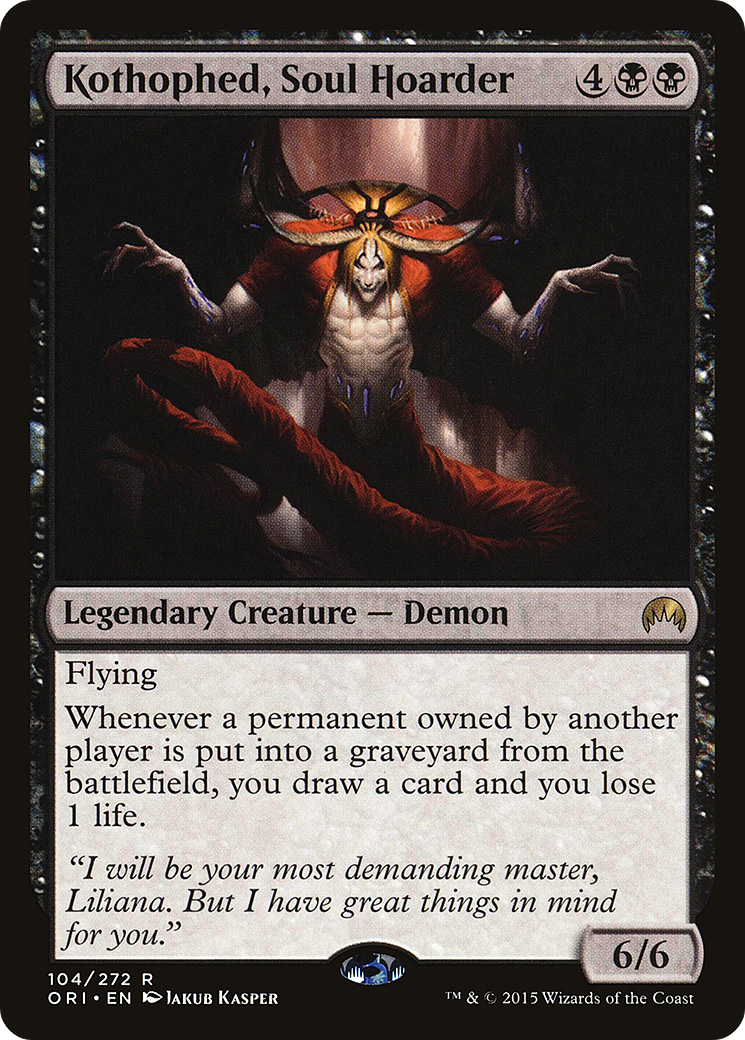 Kothophed, Soul Hoarder (ORI-104) - Magic Origins Foil - Premium MTG Single from Wizards of the Coast - Just $0.41! Shop now at Game Crave Tournament Store