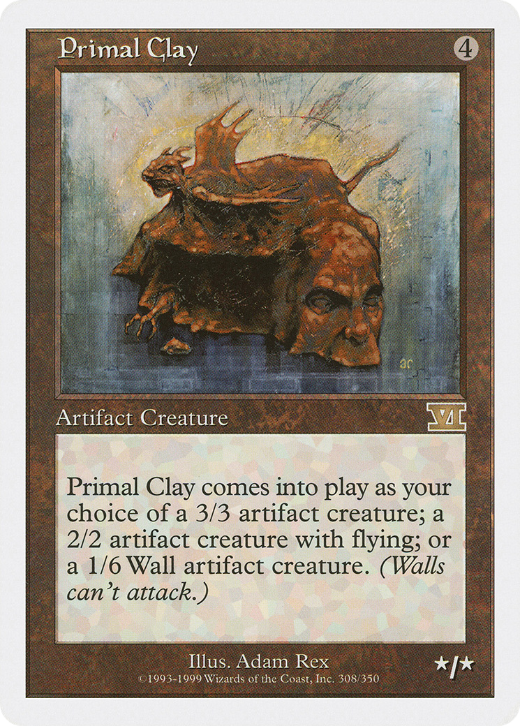 Primal Clay (6ED-308) - Classic Sixth Edition - Premium MTG Single from Wizards of the Coast - Just $0.10! Shop now at Game Crave Tournament Store