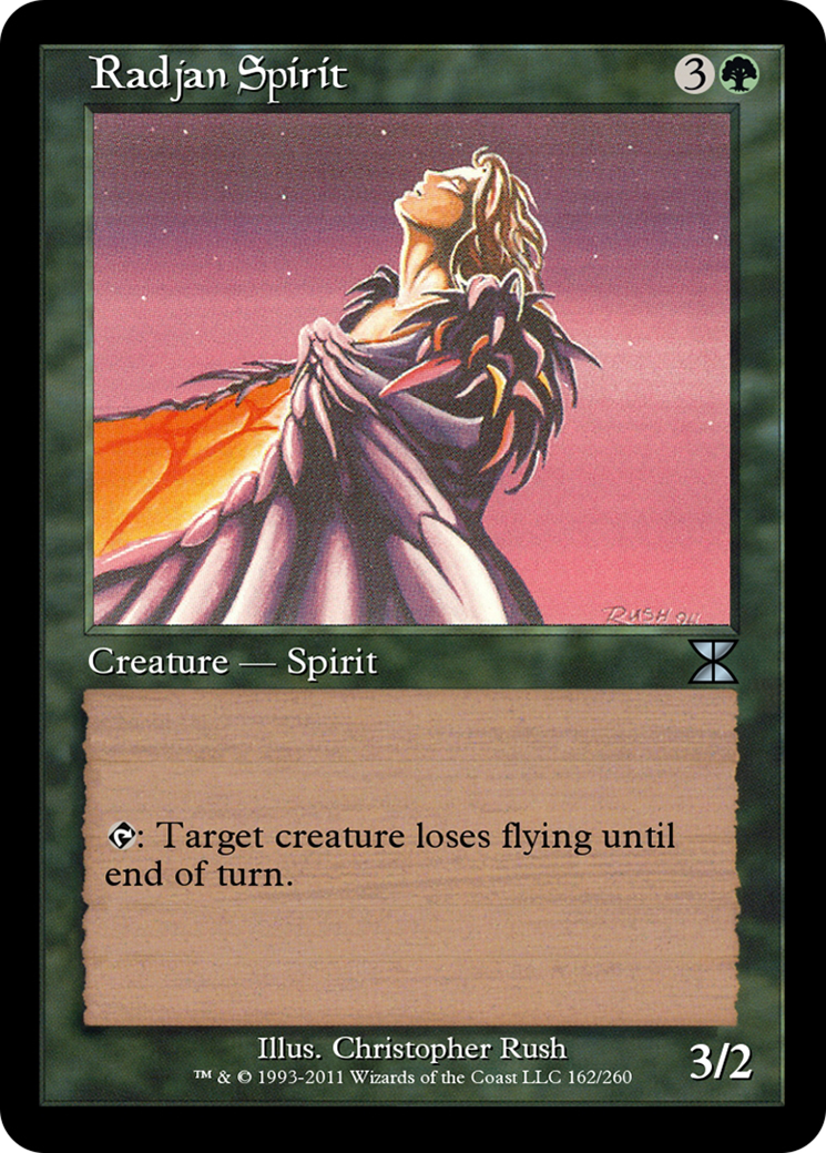 Radjan Spirit (ME4-162) - Masters Edition IV Foil - Premium MTG Single from Wizards of the Coast - Just $0! Shop now at Game Crave Tournament Store