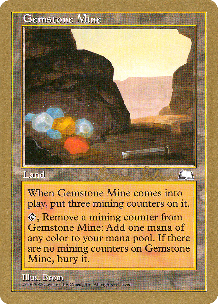 Gemstone Mine (WC98-BS164) - World Championship Decks 1998 - Premium MTG Single from Wizards of the Coast - Just $0.44! Shop now at Game Crave Tournament Store