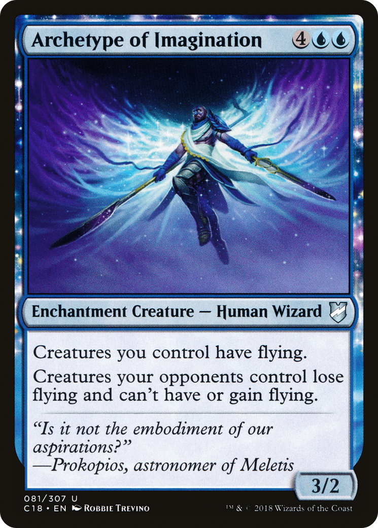 Archetype of Imagination (C18-081) - Commander 2018: (nyxtouched) - Premium MTG Single from Wizards of the Coast - Just $0.16! Shop now at Game Crave Tournament Store
