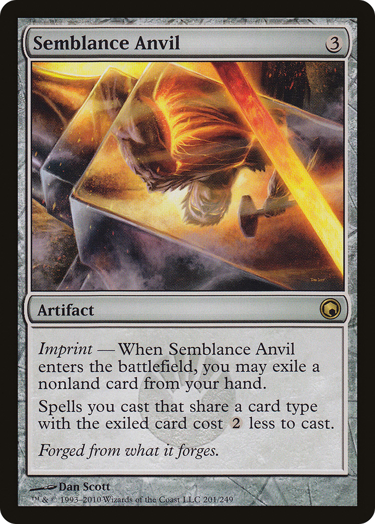 Semblance Anvil (SOM-201) - Scars of Mirrodin - Premium MTG Single from Wizards of the Coast - Just $0.37! Shop now at Game Crave Tournament Store