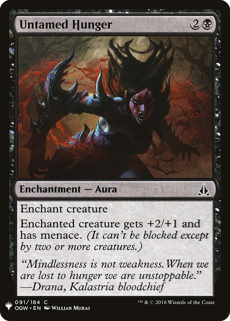 Untamed Hunger (MB1-806) - Mystery Booster - Premium MTG Single from Wizards of the Coast - Just $0.25! Shop now at Game Crave Tournament Store