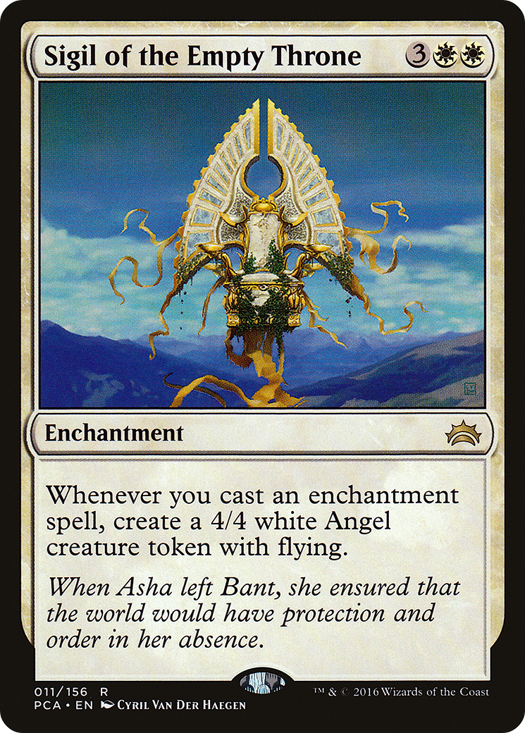 Sigil of the Empty Throne (PCA-011) - Planechase Anthology - Premium MTG Single from Wizards of the Coast - Just $0.10! Shop now at Game Crave Tournament Store