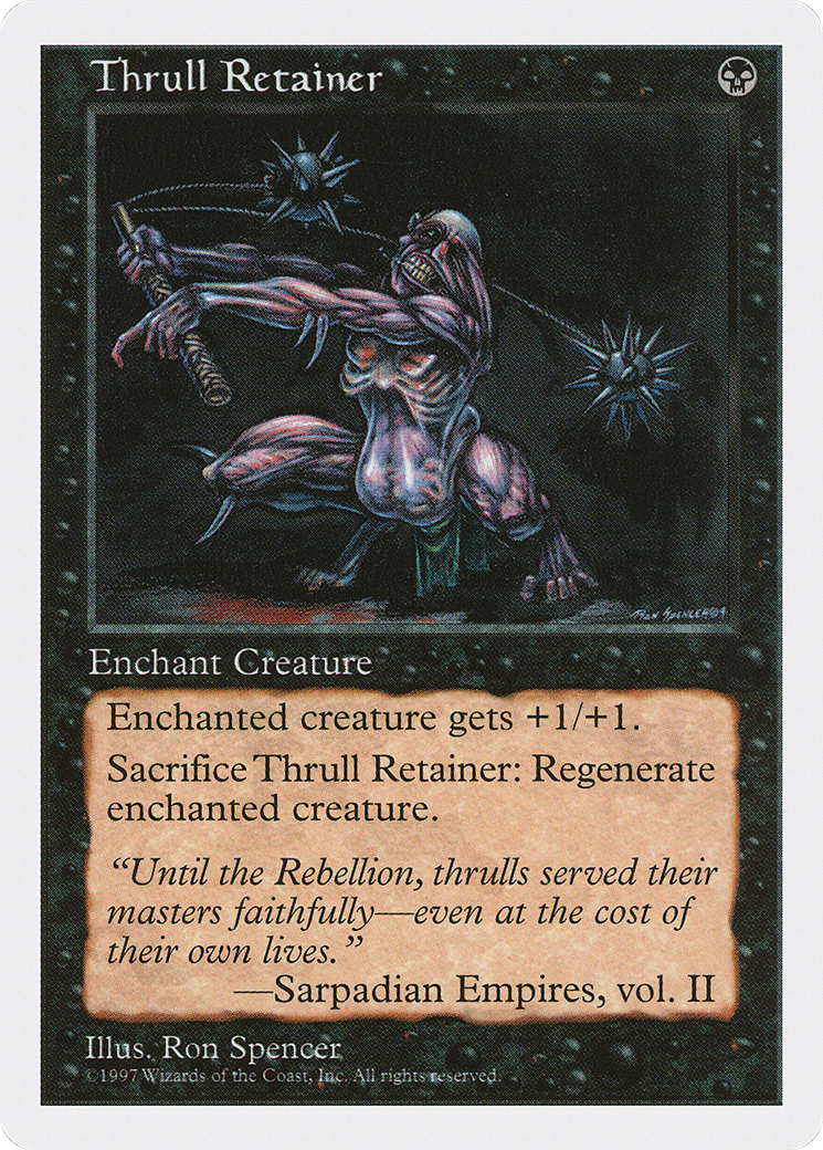 Thrull Retainer (5ED-198) - Fifth Edition - Premium MTG Single from Wizards of the Coast - Just $0.08! Shop now at Game Crave Tournament Store