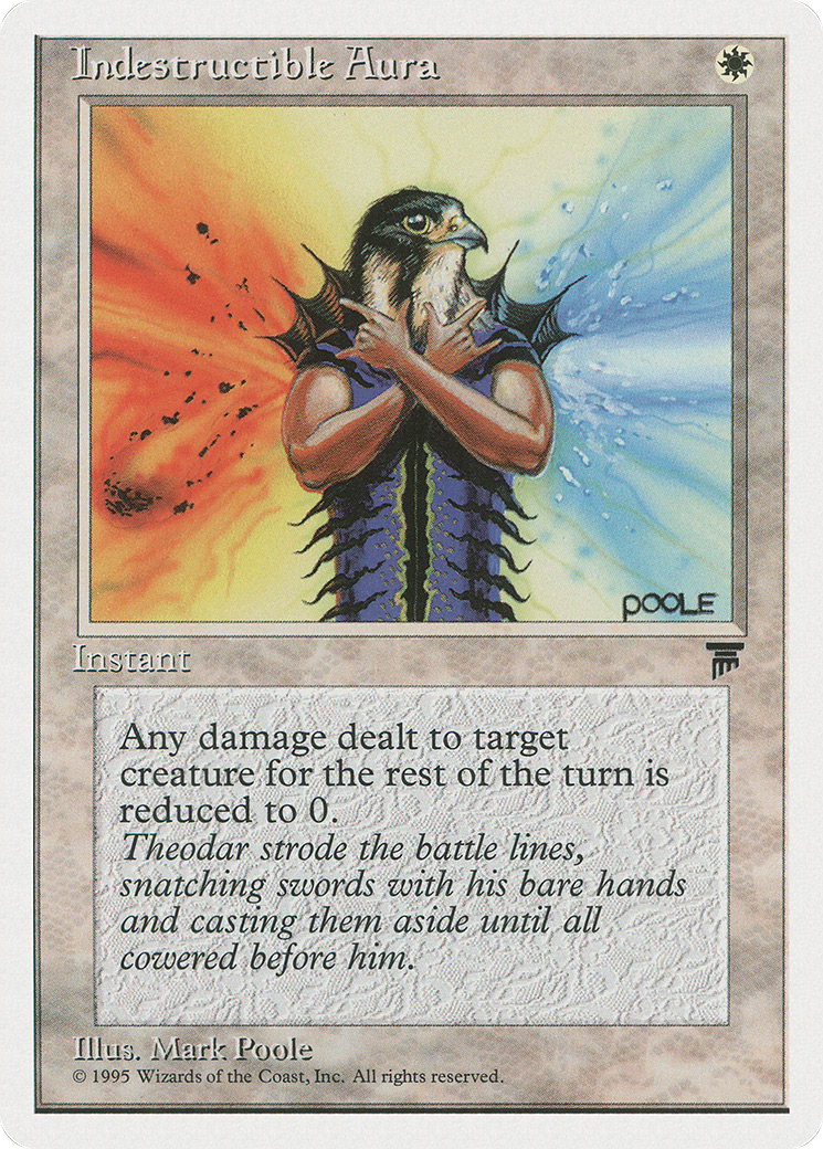 Indestructible Aura (CHR-007) - Chronicles - Premium MTG Single from Wizards of the Coast - Just $0.08! Shop now at Game Crave Tournament Store