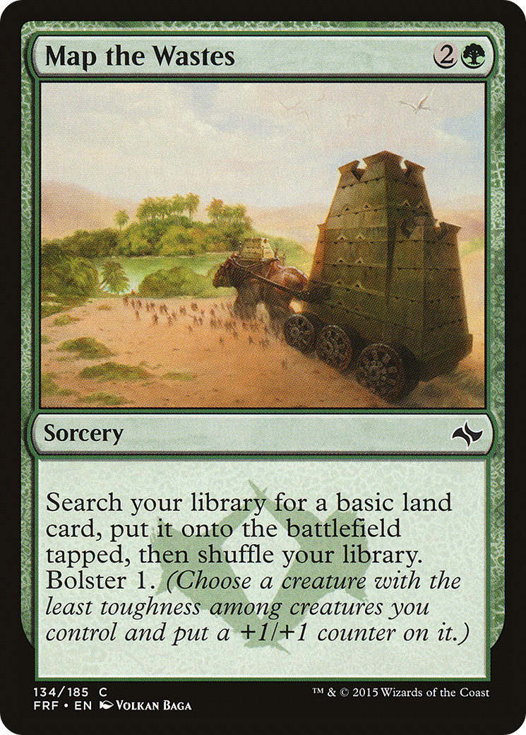 Map the Wastes (FRF-134) - Fate Reforged - Premium MTG Single from Wizards of the Coast - Just $0.08! Shop now at Game Crave Tournament Store