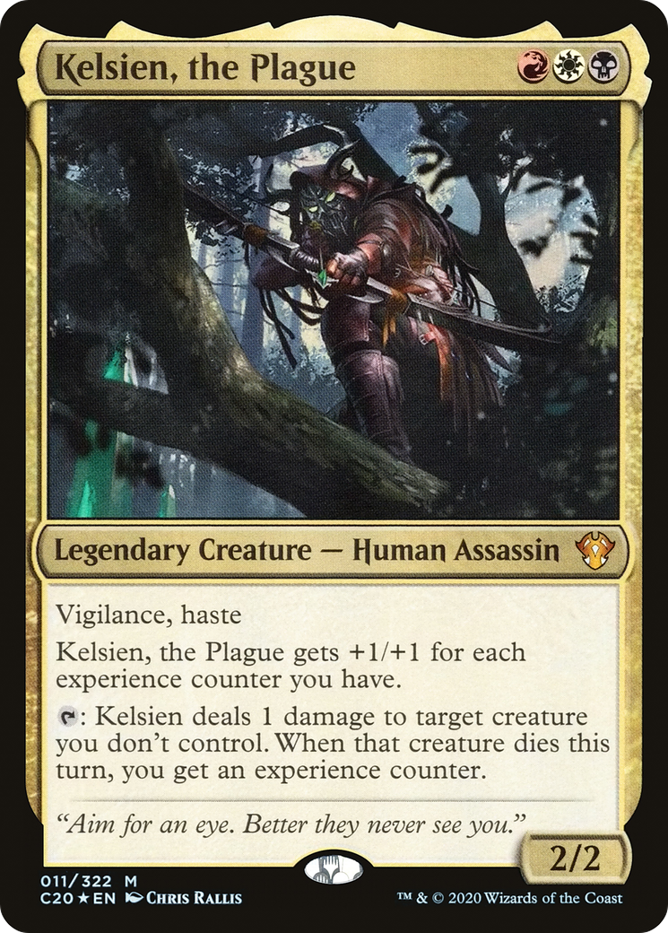 Kelsien, the Plague (C20-011) - Commander 2020 Foil - Premium MTG Single from Wizards of the Coast - Just $0.25! Shop now at Game Crave Tournament Store