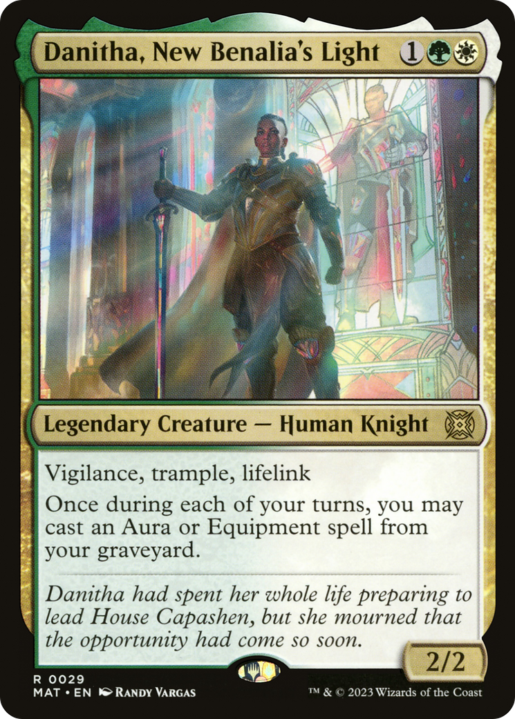 Danitha, New Benalia's Light (MAT-029) - March of the Machine: The Aftermath - Premium MTG Single from Wizards of the Coast - Just $0.20! Shop now at Game Crave Tournament Store