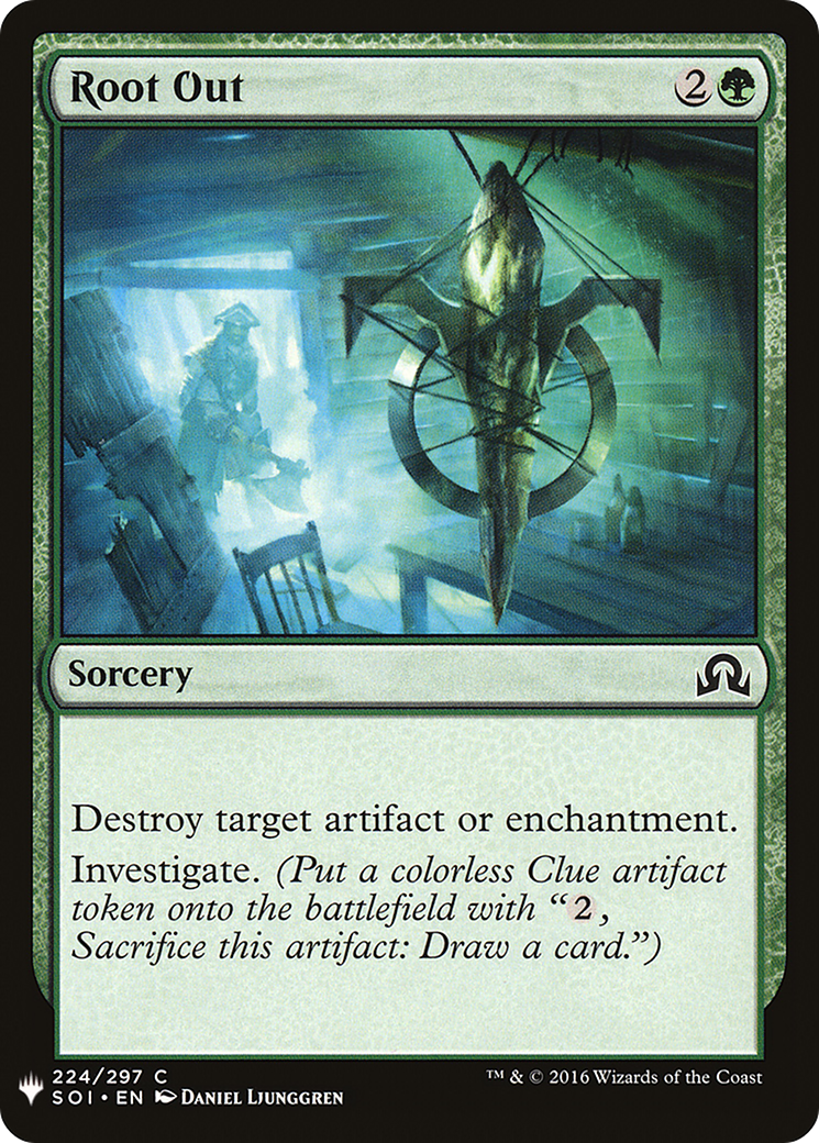 Root Out (MB1-1317) - Mystery Booster - Premium MTG Single from Wizards of the Coast - Just $0.08! Shop now at Game Crave Tournament Store