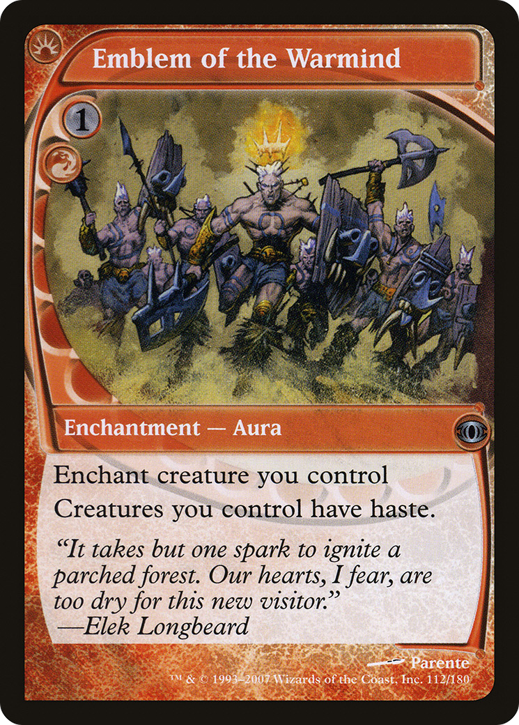 Emblem of the Warmind (FUT-112) - Future Sight - Premium MTG Single from Wizards of the Coast - Just $0.34! Shop now at Game Crave Tournament Store