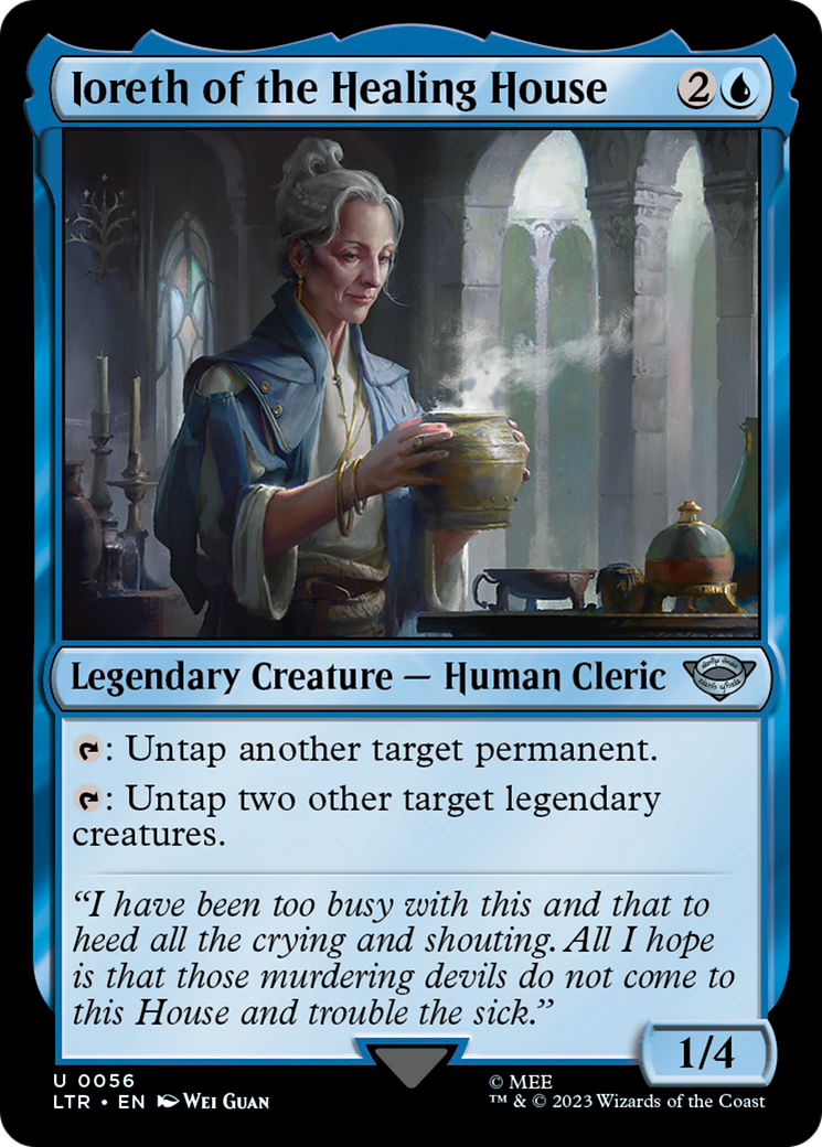 Ioreth of the Healing House (LTR-056) - The Lord of the Rings: Tales of Middle-earth - Premium MTG Single from Wizards of the Coast - Just $0.08! Shop now at Game Crave Tournament Store
