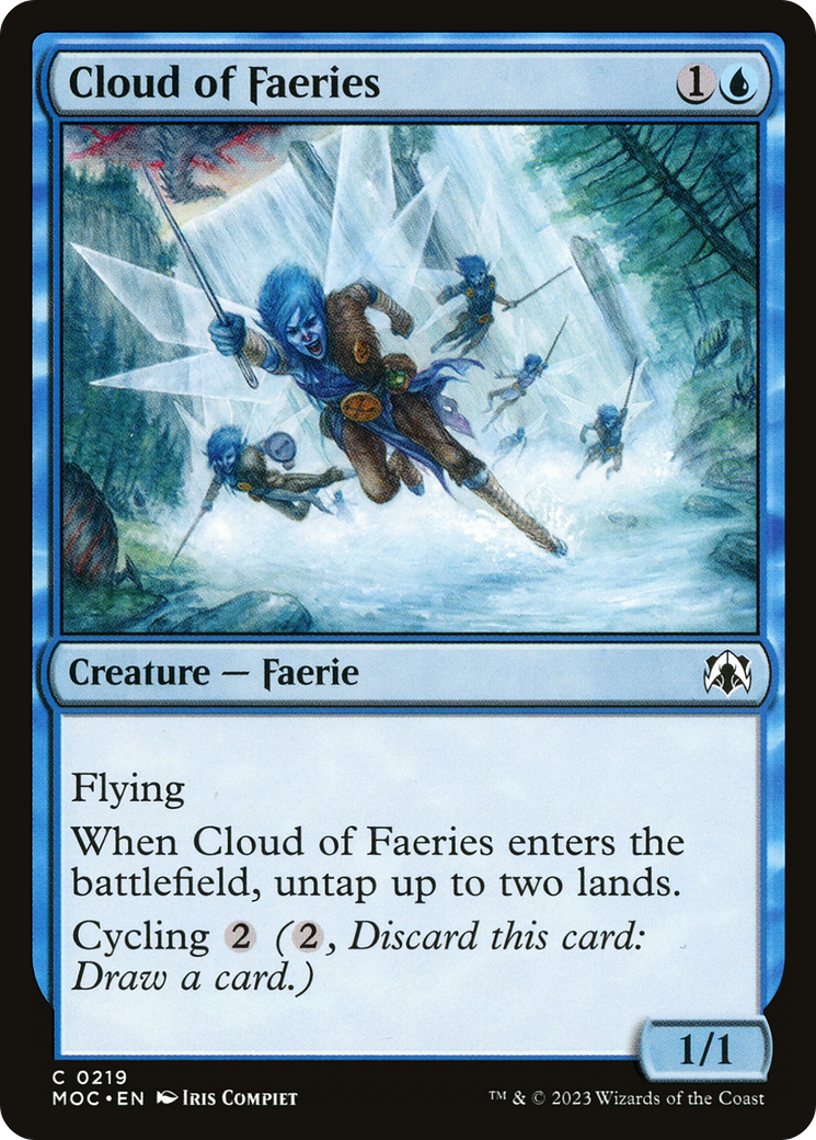 Cloud of Faeries (MOC-219) - March of the Machine Commander - Premium MTG Single from Wizards of the Coast - Just $0.08! Shop now at Game Crave Tournament Store