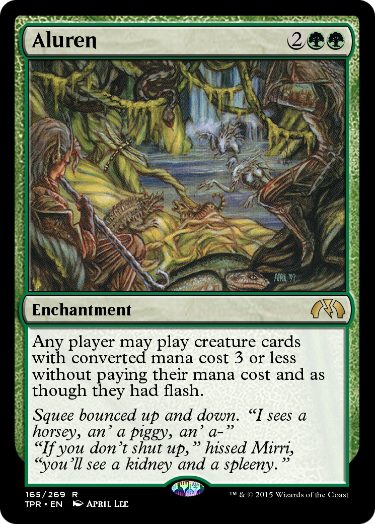 Aluren (TPR-165) - Tempest Remastered - Premium MTG Single from Wizards of the Coast - Just $0! Shop now at Game Crave Tournament Store