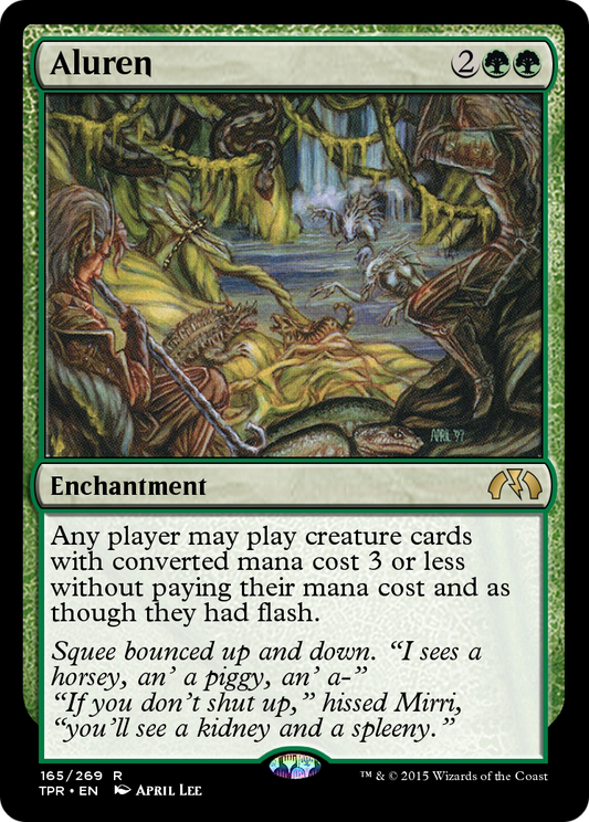 Aluren (TPR-165) - Tempest Remastered Foil - Premium MTG Single from Wizards of the Coast - Just $0! Shop now at Game Crave Tournament Store