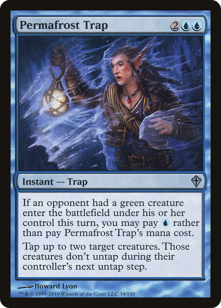 Permafrost Trap (WWK-034) - Worldwake Foil - Premium MTG Single from Wizards of the Coast - Just $0.30! Shop now at Game Crave Tournament Store