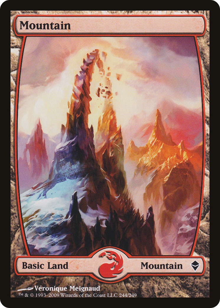 Mountain (ZEN-244) - Zendikar - Premium MTG Single from Wizards of the Coast - Just $0.19! Shop now at Game Crave Tournament Store
