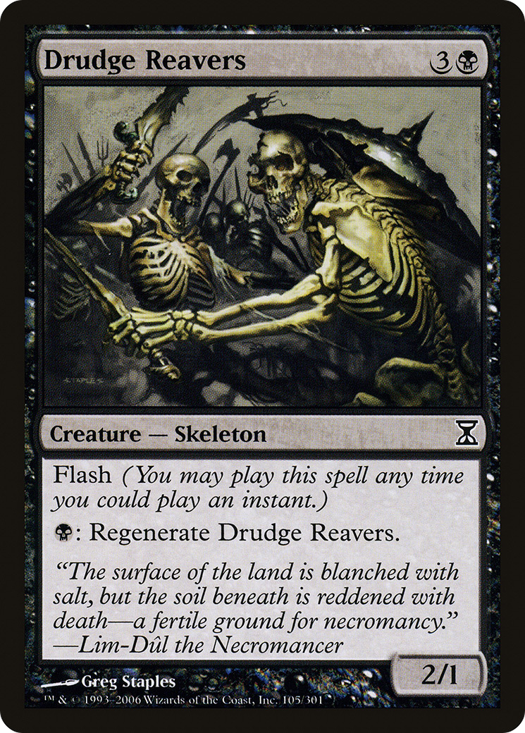 Drudge Reavers (TSP-105) - Time Spiral - Premium MTG Single from Wizards of the Coast - Just $0.08! Shop now at Game Crave Tournament Store