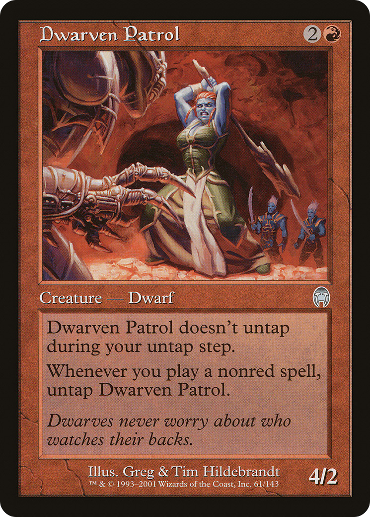 Dwarven Patrol (APC-061) - Apocalypse - Premium MTG Single from Wizards of the Coast - Just $0.08! Shop now at Game Crave Tournament Store