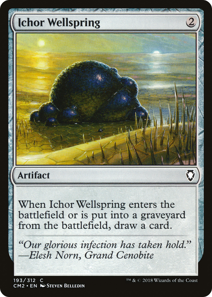 Ichor Wellspring (CM2-193) - Commander Anthology Volume II - Premium MTG Single from Wizards of the Coast - Just $0.11! Shop now at Game Crave Tournament Store