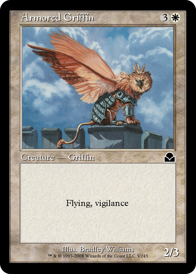 Armored Griffin (ME2-005) - Masters Edition II - Premium MTG Single from Wizards of the Coast - Just $0! Shop now at Game Crave Tournament Store