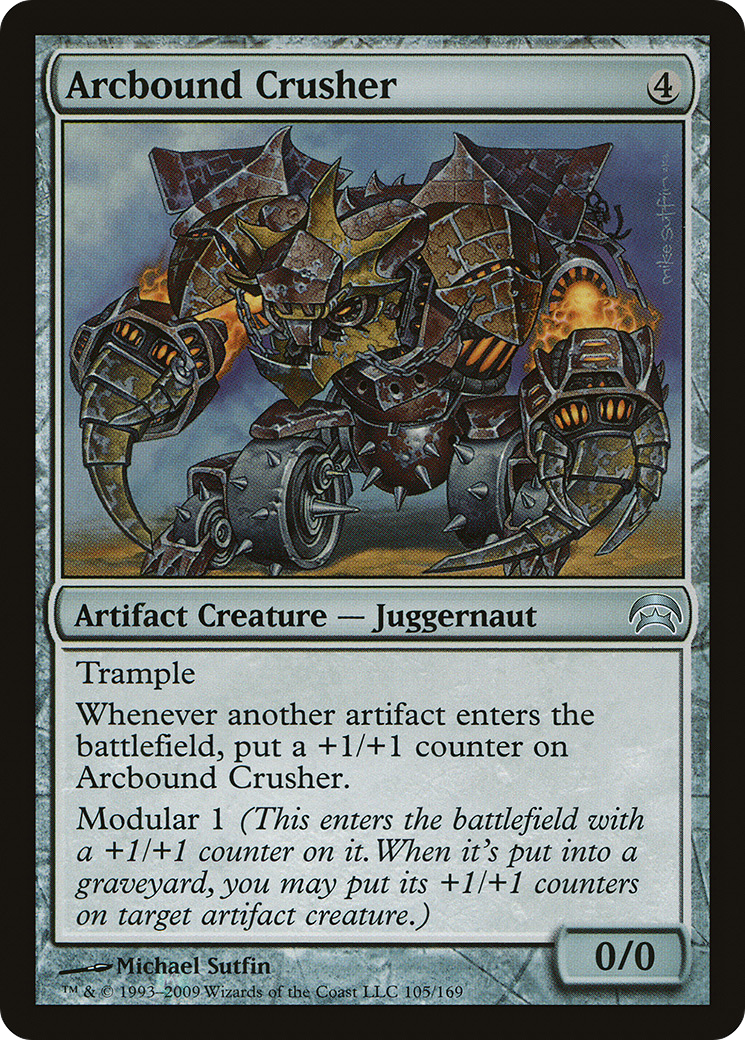 Arcbound Crusher (HOP-105) - Planechase - Premium MTG Single from Wizards of the Coast - Just $1.07! Shop now at Game Crave Tournament Store
