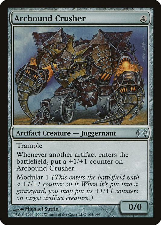 Arcbound Crusher (HOP-105) - Planechase - Premium MTG Single from Wizards of the Coast - Just $1.07! Shop now at Game Crave Tournament Store