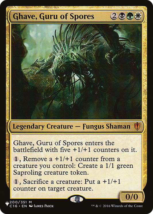 Ghave, Guru of Spores (PLIST-1227) - The List - Premium MTG Single from Wizards of the Coast - Just $0.17! Shop now at Game Crave Tournament Store