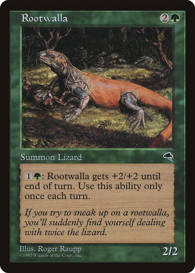 Rootwalla (TMP-252) - Tempest - Premium MTG Single from Wizards of the Coast - Just $0.08! Shop now at Game Crave Tournament Store