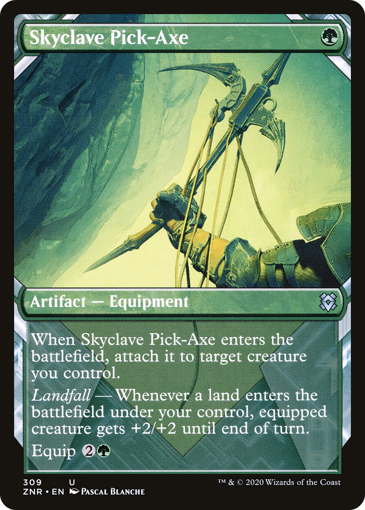 Skyclave Pick-Axe (ZNR-309) - Zendikar Rising: (Showcase) - Premium MTG Single from Wizards of the Coast - Just $0.08! Shop now at Game Crave Tournament Store