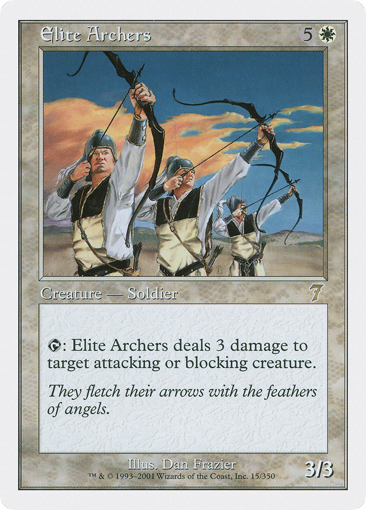 Elite Archers (7ED-015) - Seventh Edition - Premium MTG Single from Wizards of the Coast - Just $0.08! Shop now at Game Crave Tournament Store