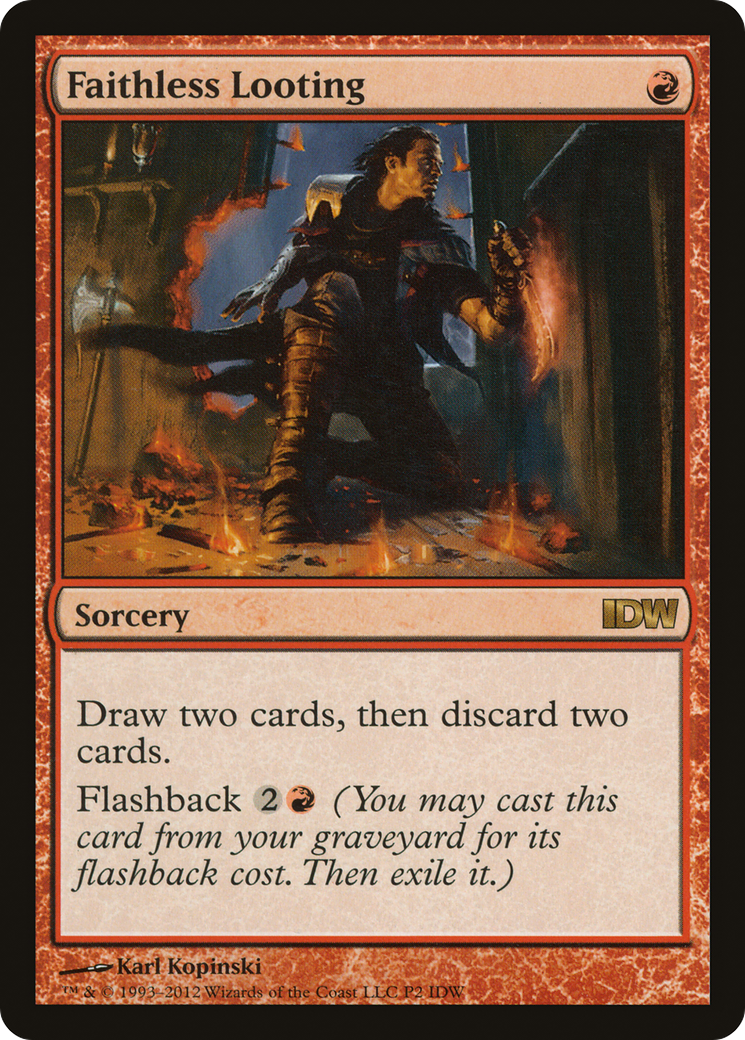 Faithless Looting (PIDW-002) - IDW Comics Inserts - Premium MTG Single from Wizards of the Coast - Just $0.88! Shop now at Game Crave Tournament Store
