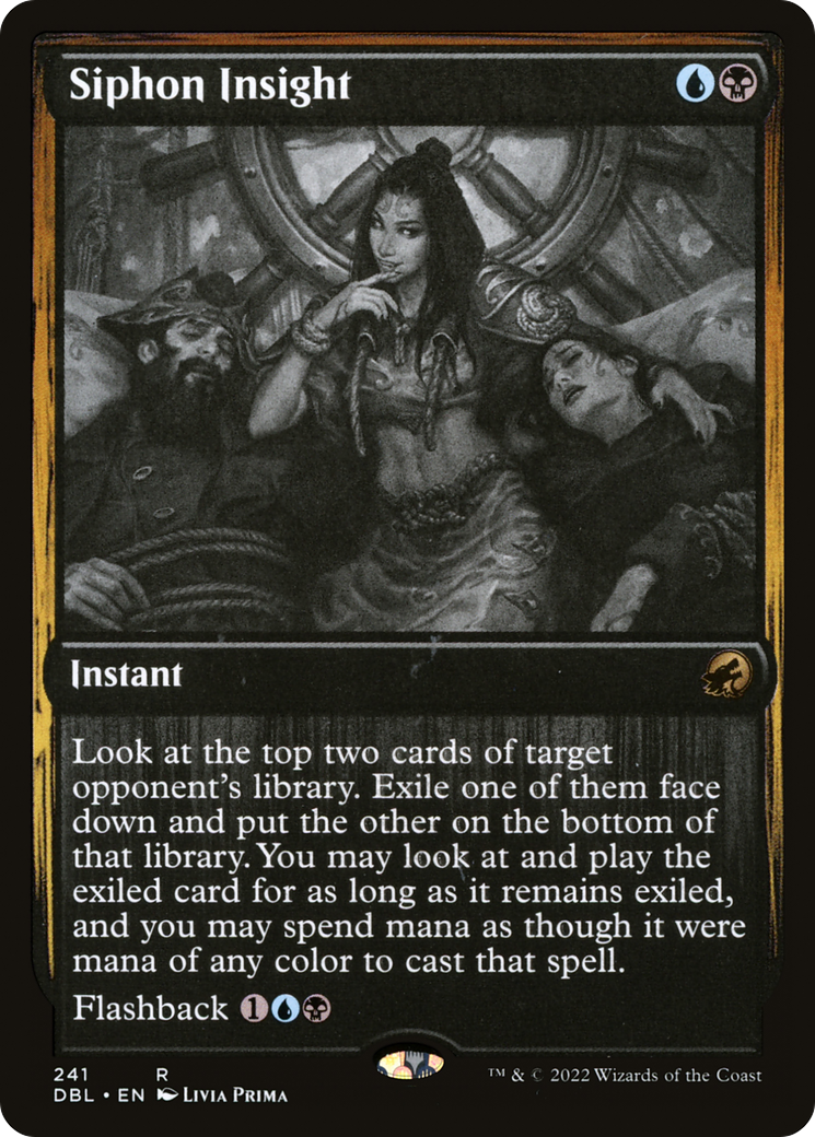 Siphon Insight (DBL-241) - Innistrad: Double Feature Foil - Premium MTG Single from Wizards of the Coast - Just $16.20! Shop now at Game Crave Tournament Store
