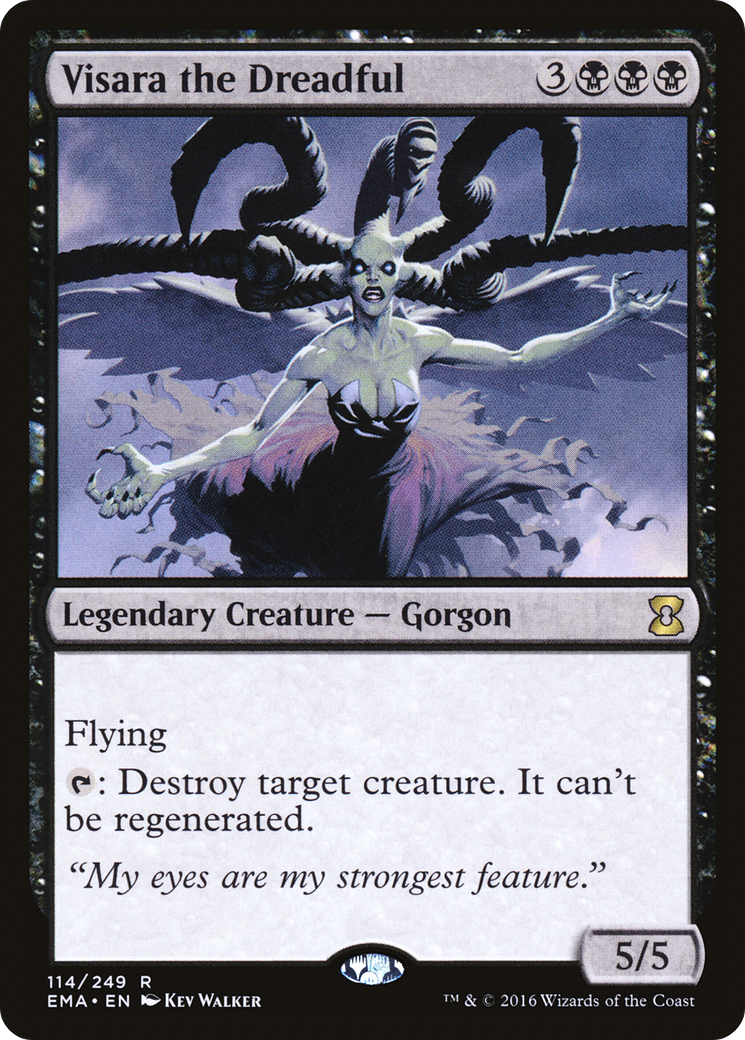 Visara the Dreadful (EMA-114) - Eternal Masters Foil - Premium MTG Single from Wizards of the Coast - Just $0.68! Shop now at Game Crave Tournament Store
