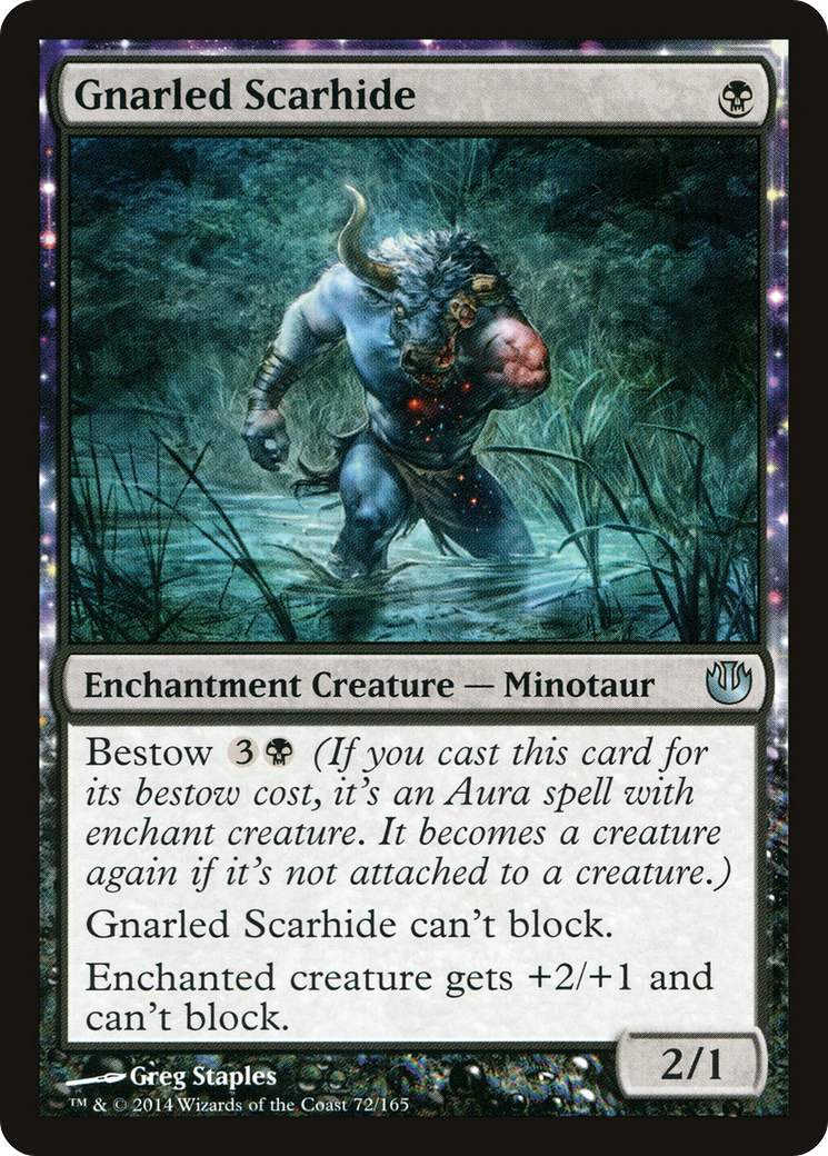 Gnarled Scarhide (JOU-072) - Journey into Nyx: (nyxtouched) - Premium MTG Single from Wizards of the Coast - Just $0.25! Shop now at Game Crave Tournament Store