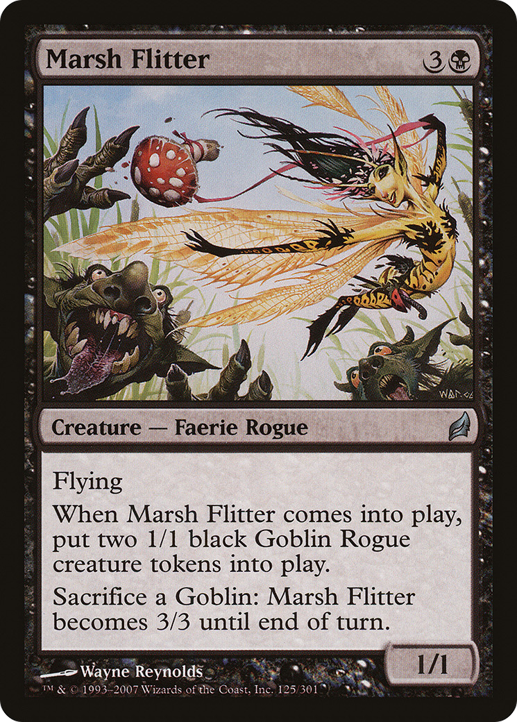 Marsh Flitter (LRW-125) - Lorwyn Foil - Premium MTG Single from Wizards of the Coast - Just $0.47! Shop now at Game Crave Tournament Store